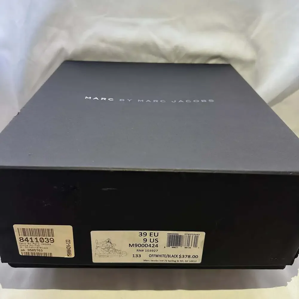 Marc by Marc Jacobs Ninja High Top Tech Sneakers Off White